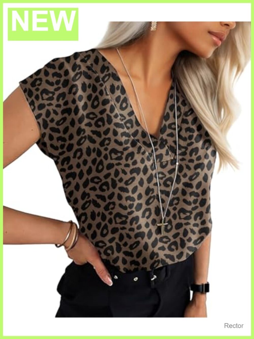 Womens Cap Sleeve V Neck Textured Dressy Blouse Business Casual Work Top